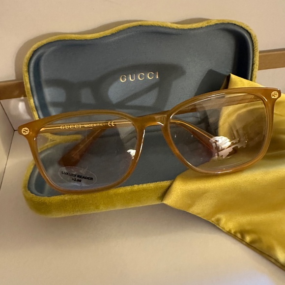 Gucci readers honey gold - Picture 10 of 12